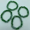 A simple and fresh imitation jade bead glass bead bracelet with a single circle of 8MM. It is a live-streaming gold store promotion bracelet Specification image
